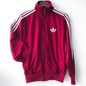 ADIDAS Unisex Red Track Jacket